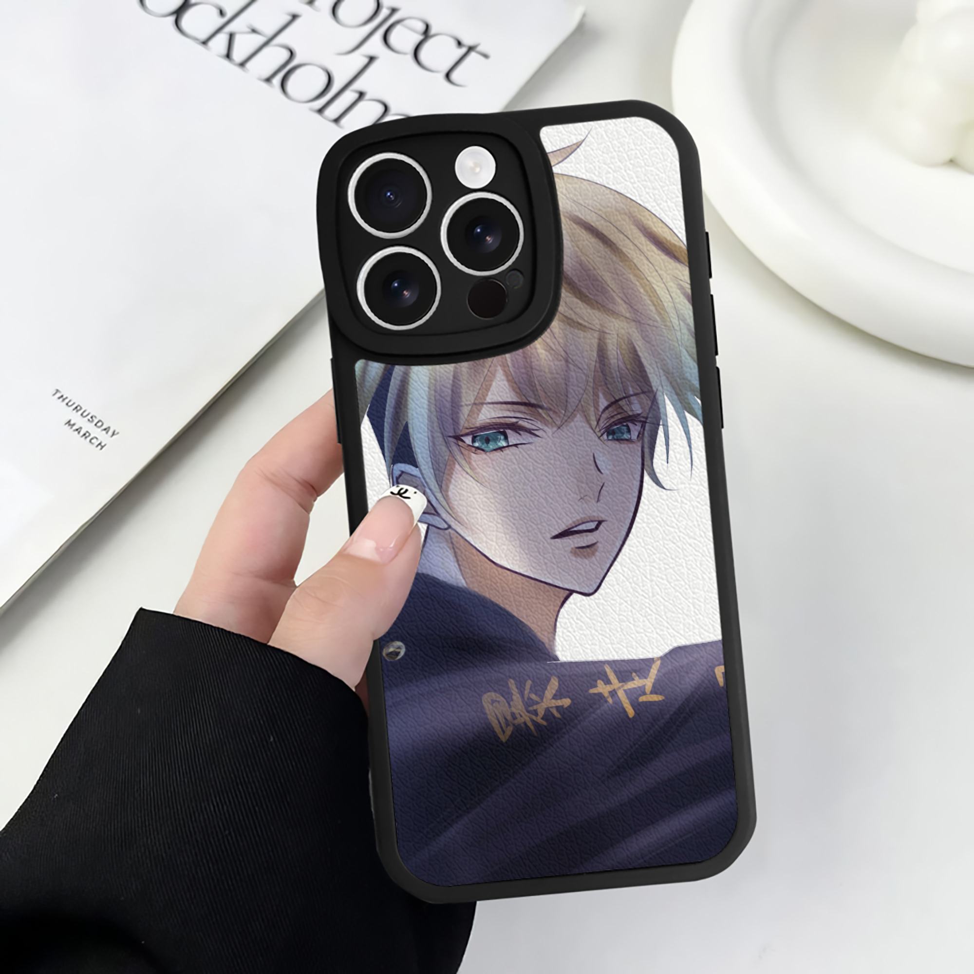 （画像用） 東京リベンジャーズ Tokyo Revengers 【iPhone 16シリーズ対応】シリコンスマホケース（レザー調） 材質：シリコン